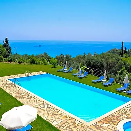Large By The Pool - Pelekas Beach, Corfu Hotel